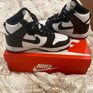 Nike High Panda Dunks (7w)